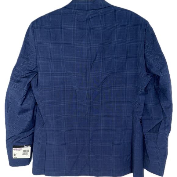 Bar III Suit Jacket Skinny Fit Wrinkle-Resistant Wool-Blend 42R Plaid Acess $475 - Picture 3 of 10